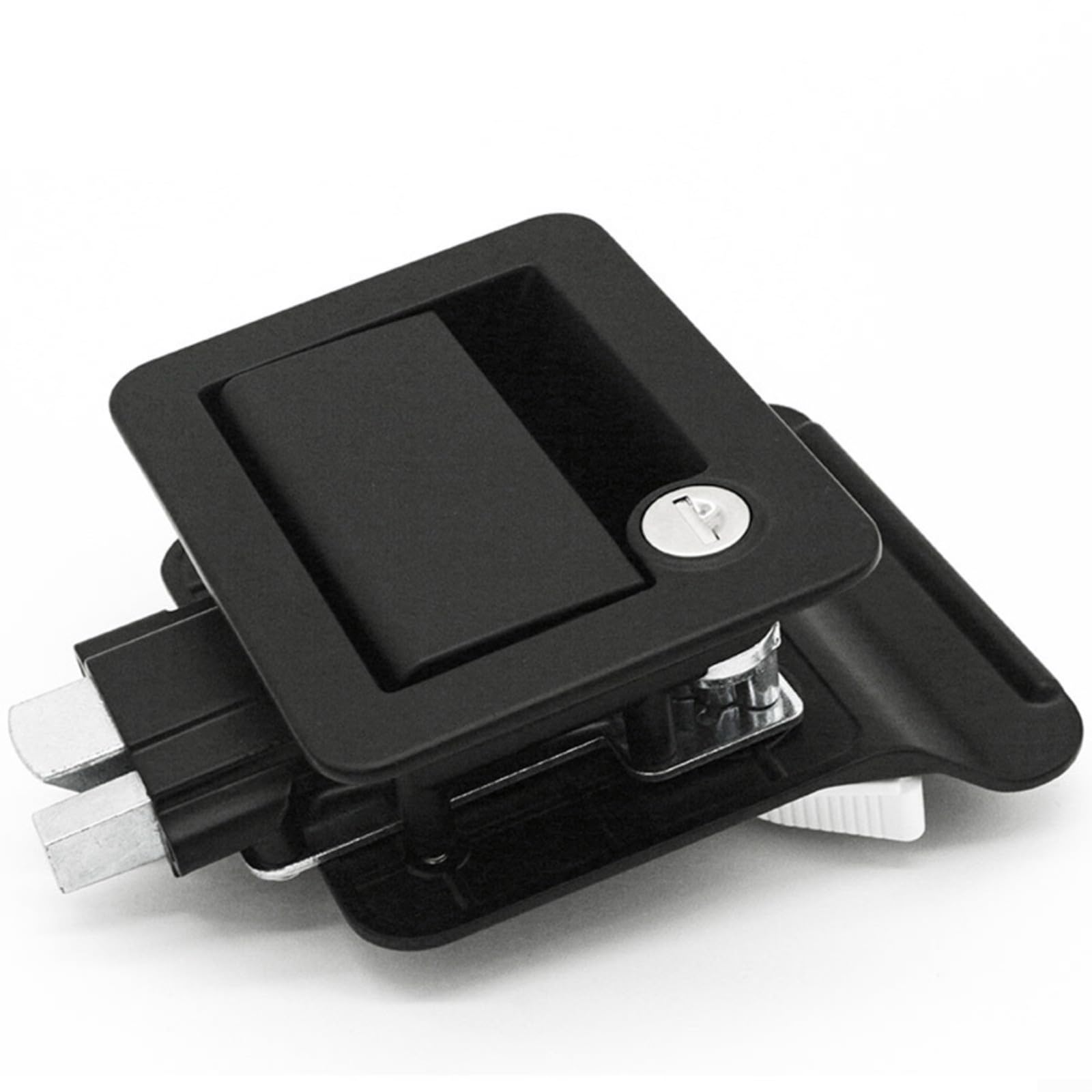 Serrure de porte de camping-car ZYNCUE pour panneau 32-36mm loquet noir avec 2 clés