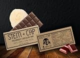 Stem+Cap Sleep Mushroom Chocolate Bar - 64% Cacao Functional Mushroom Chocolate Bar - Vegan, Gluten Free, Fair Trade - Regulate Blood Sugar, Reduce Blood Pressure and Increase Deep Sleep Cycle