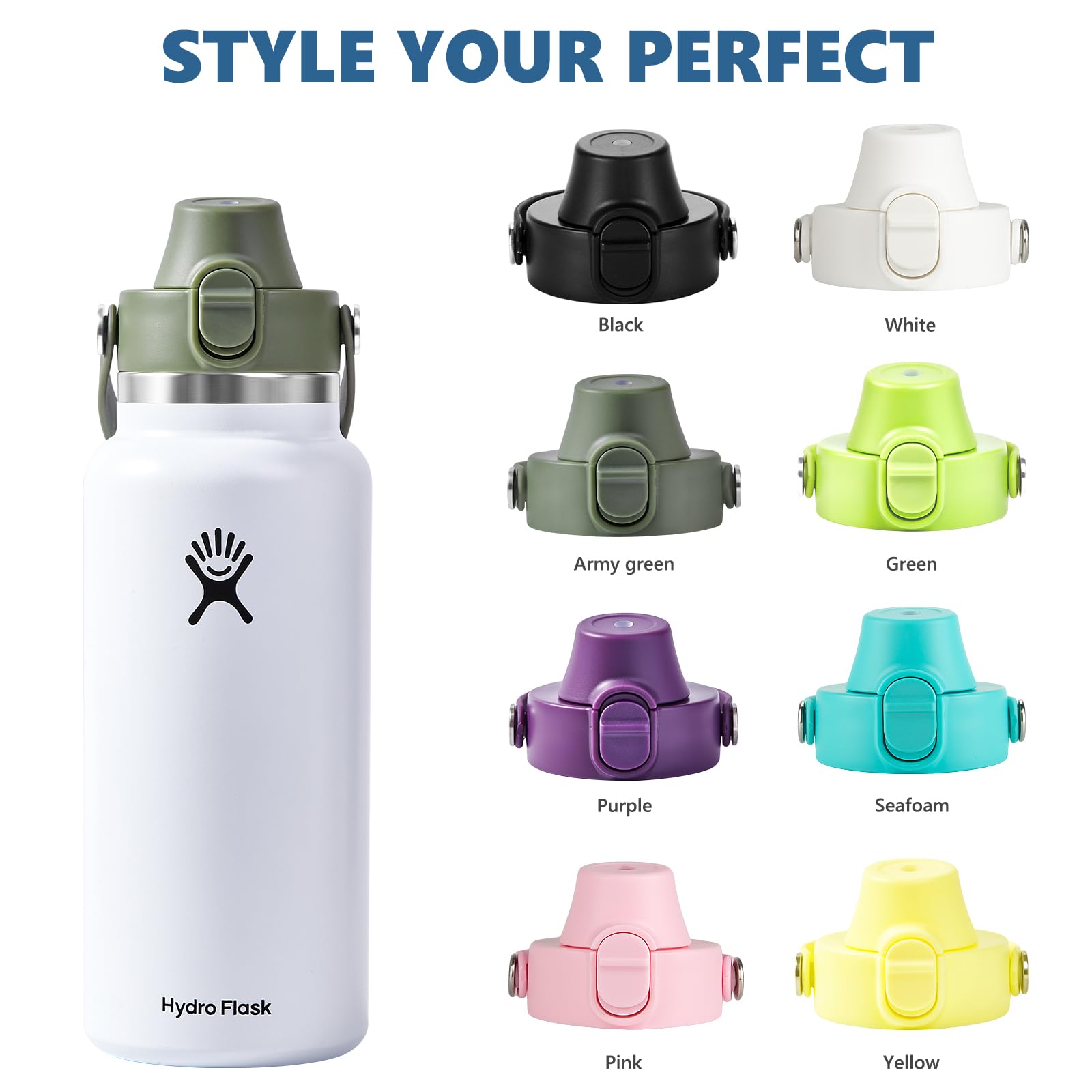Amazon.com : EIPOSAU Auto Flip Lid for Hydro Flask Wide Mouth
