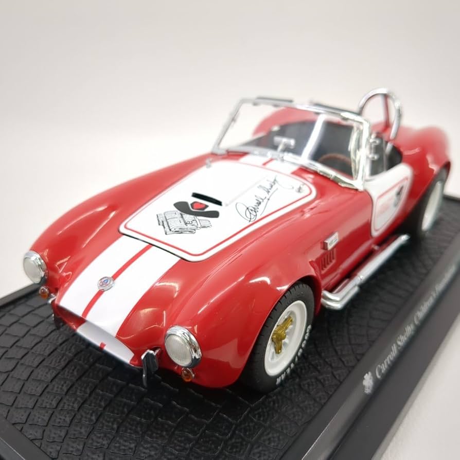 京商。1/18コブラSC赤。 京商 - 絶版未展示品 京商 1/18 シェルビー コブラ 427 S/C