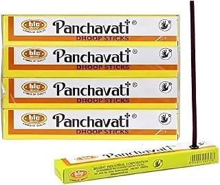 Original PANCHAVATI Dhoop Sticks, 240 Sticks Box (24 Packs x 10 Sticks Each) Price In India