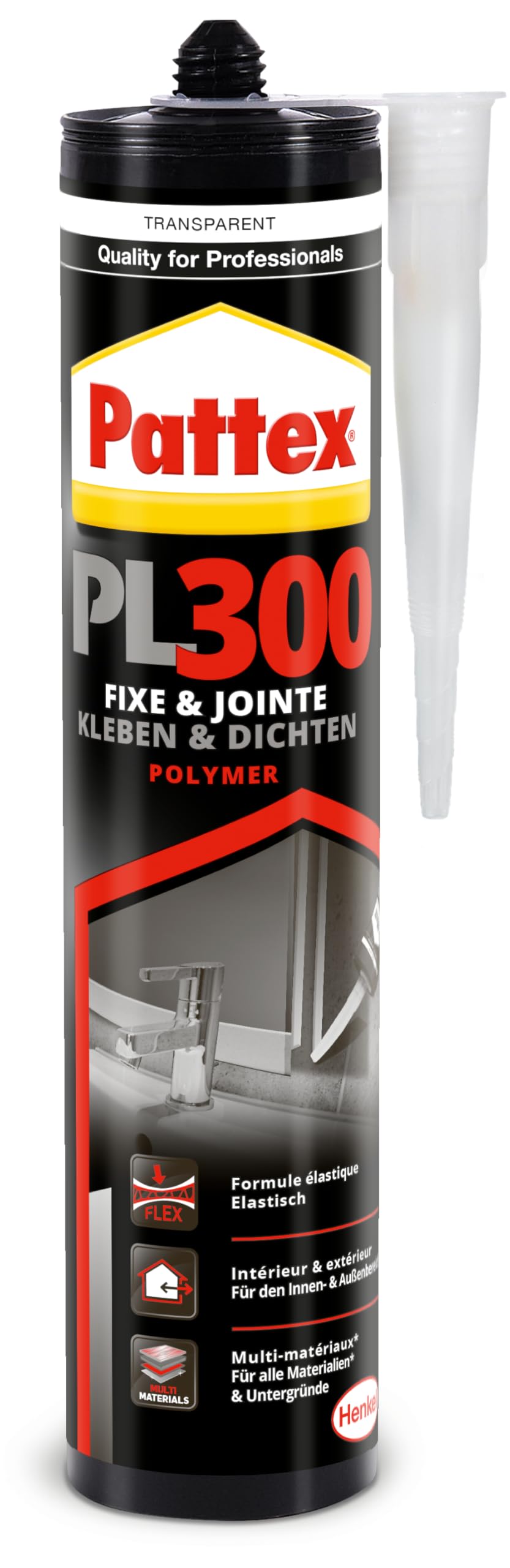 Pattex, PPL3T, Montaggio PL 300 T
