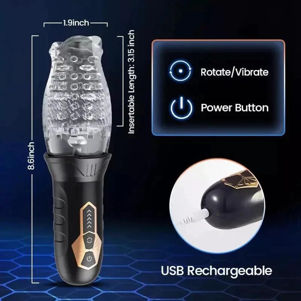 Amazon.com: The Male Rose Gawk Gawk 3000 Automatic Stroker for Men, 10  Vibrating Modes : Health & Household