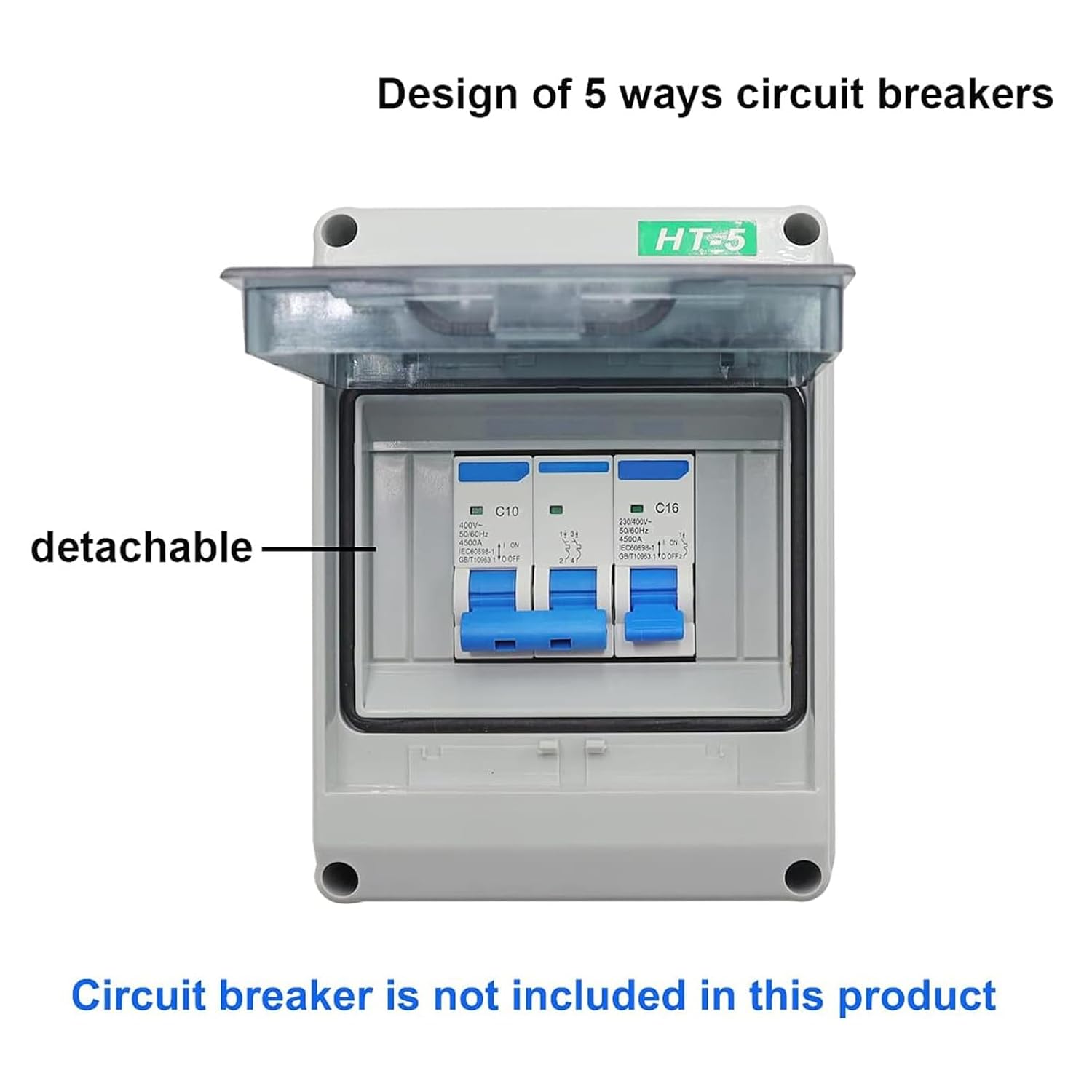 FAUOSWUK HT-5 Distribution Box with circuit breakers installed