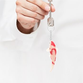 Amazon.co.jp: [JOINPAYA] 4個 鯉 魚 キーホルダー 魚 キー リング