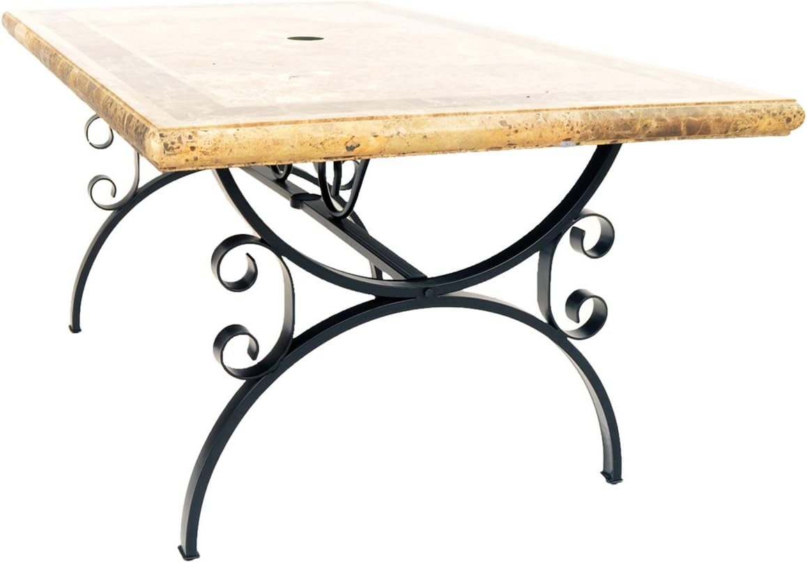 Europa Leisure Monte Carlo Dining Table - Beige/Dark Brown
