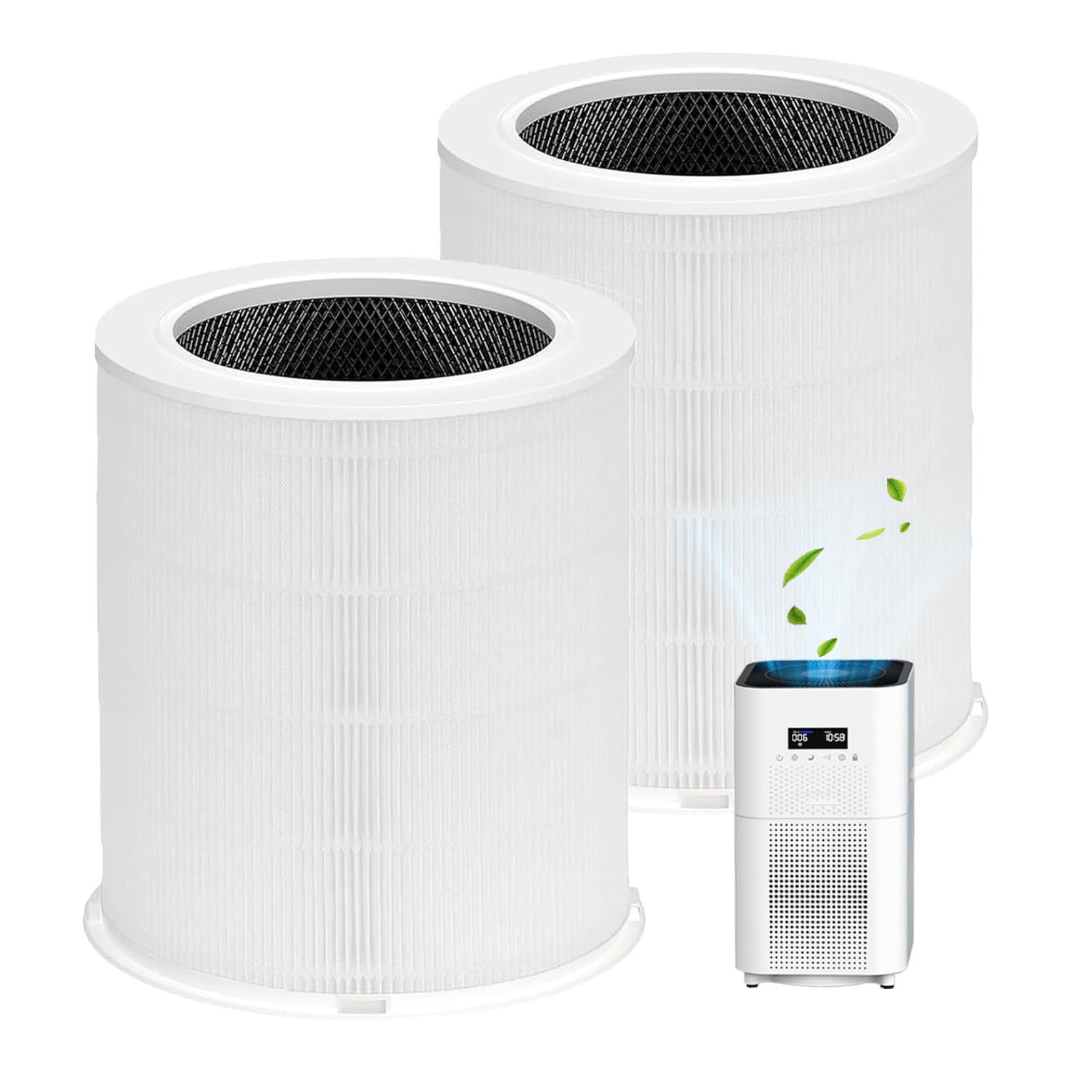 AP401 AP402 Filter Replacement, Compatible with Dayette AP401 AP402 and JOWSET AP402 AP403 Air Purifier, 4-Stage Filtration System, 2 Pack (AP401 AP402 Filter)