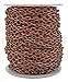 CleverDelights Cable Chain Spool - 30 Feet - Antique Copper Color - 4x6mm Link - 10 Meters - Bulk Roll