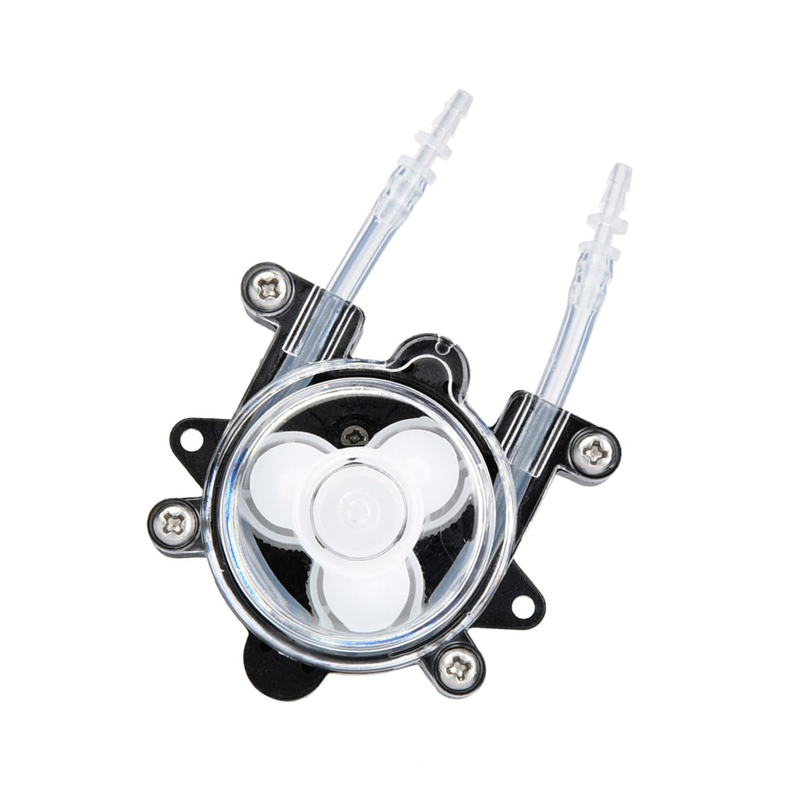 Peristaltic Pump, Mini Peristaltic Pump with Material for Laboratory G528 DC12V Dosing Pump for Laboratory, Bioengineering, FineChemicals, and Biochemical Analysis (2 * 4(hose))