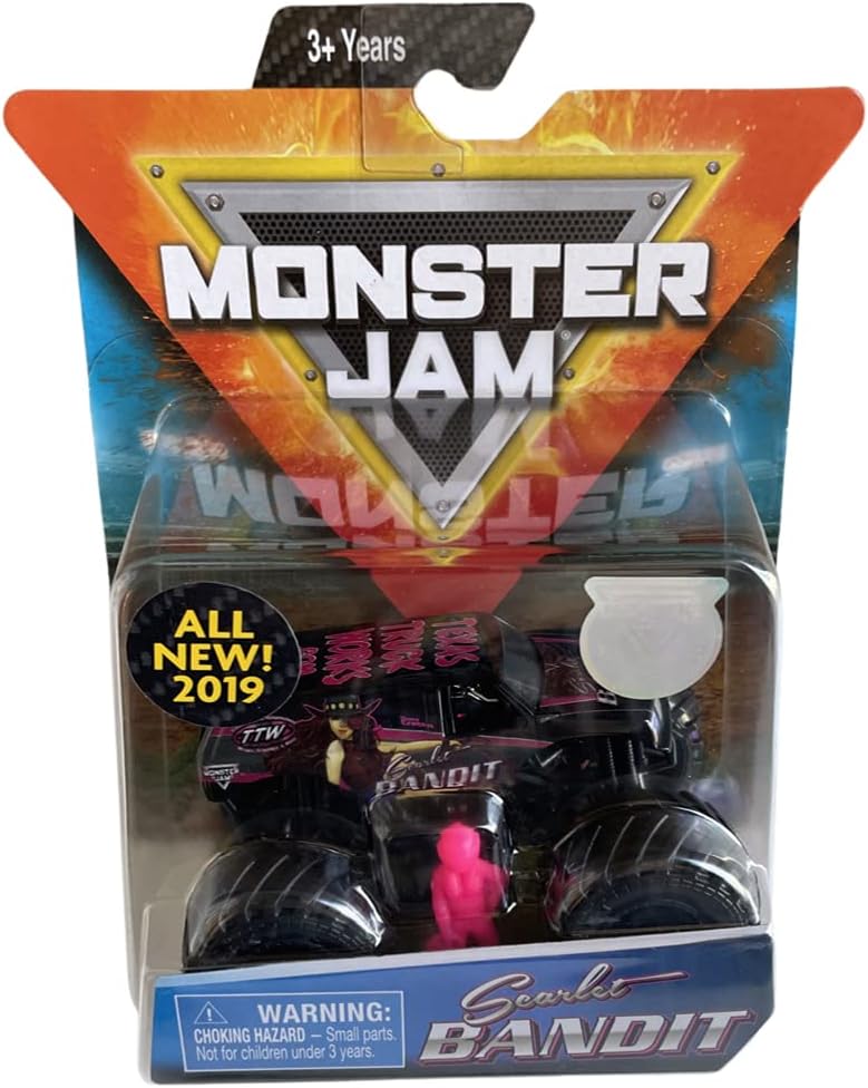 MonsterJam Scarlet Bandit, 1:64 Scale die cast