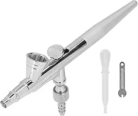 Generic Kit de aerógrafo de latão com sistema de segurança de trava de gatilho e carregamento rápido com uma mão para impressão de modelo de decoração de casa (latão 2)