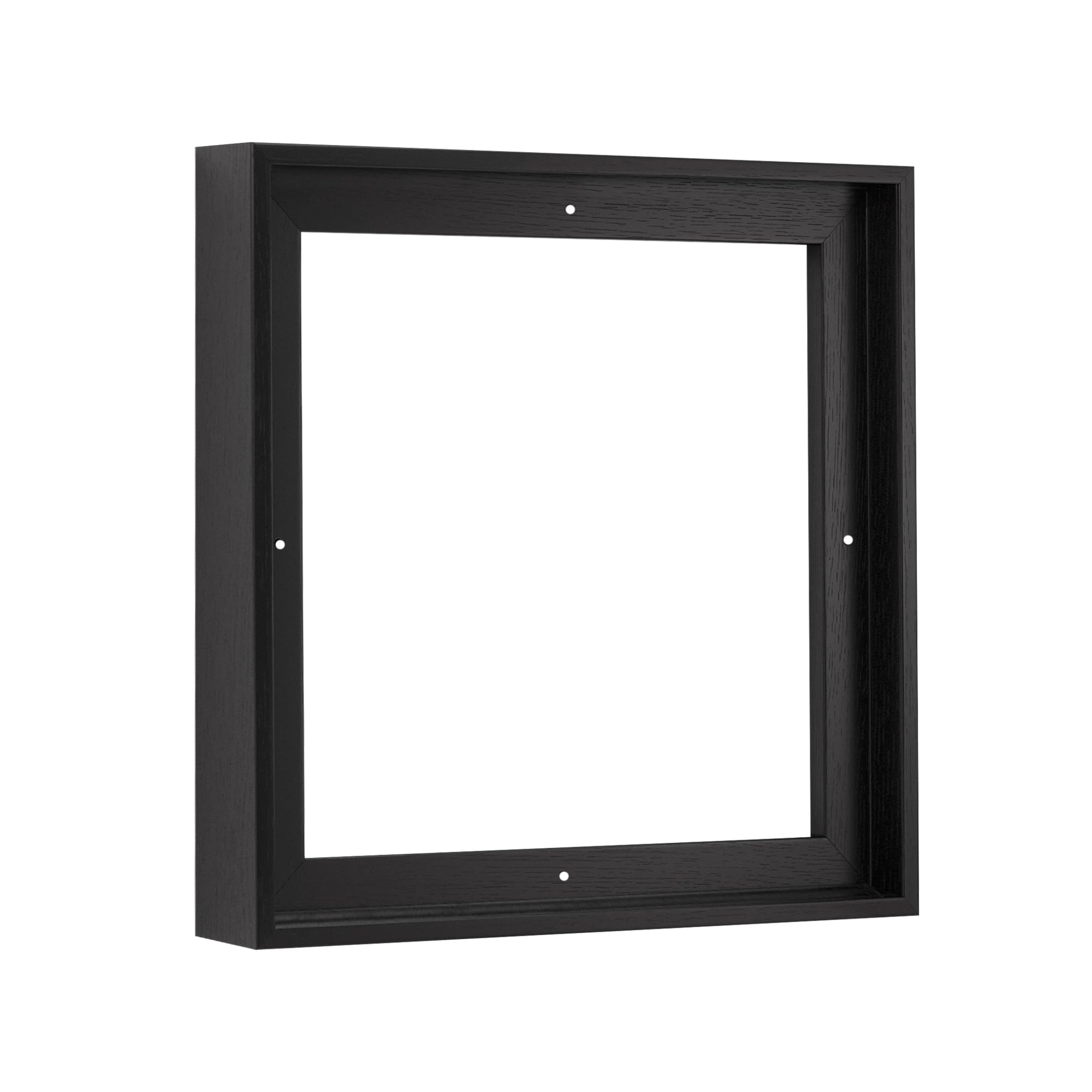 PIXY CANVAS Floater Frame 24x24 for 1-1/2 (1.5) inch Deep Canvas Paintings/Canvas Prints/Wood Canvas Panels/Wall Art/Wall Decor/Home Decor/Artwork (Black Oak, 24 x 24 inch, Square) โ image 1