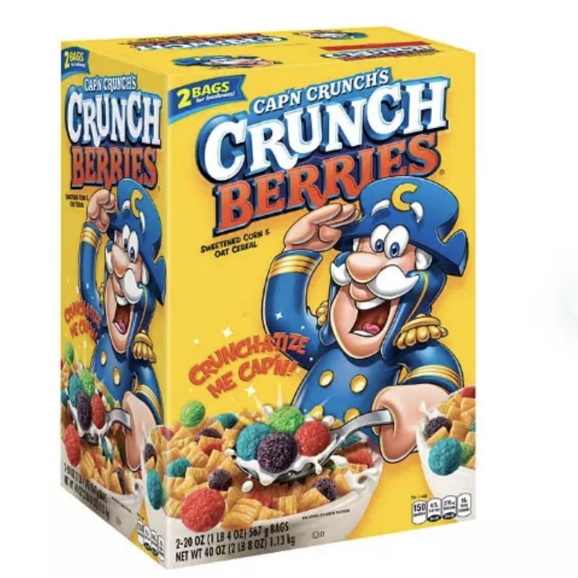 GenericCap'ns Crunch's Crunch Berries Cereal, 40 oz