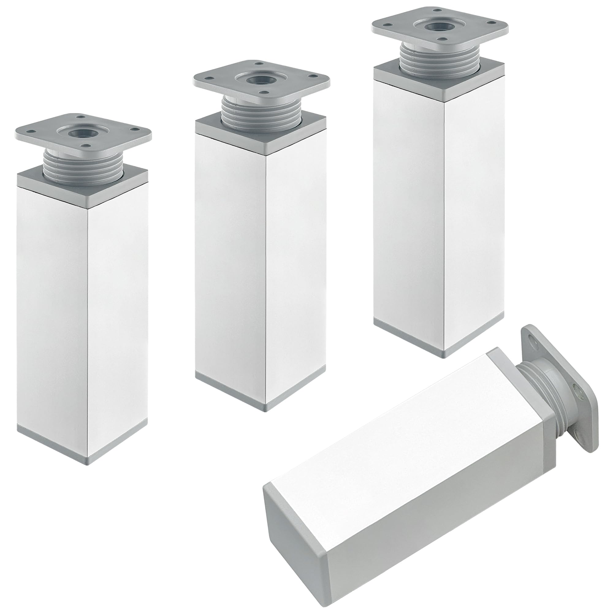 LHUIDDH 4 PCS Adjustable Furniture Legs Cabinet Legs (120mm)