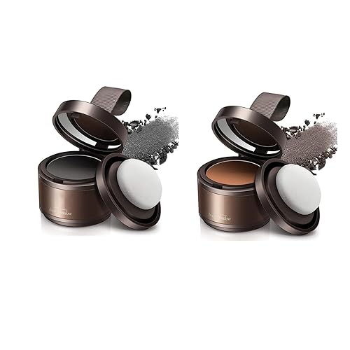 Miniatura 6 de Línea de cabello en polvo tinte de raíz para el cabello mágico esponjoso polvo fino para el cabello color sombra que cubre la raíz del cabello