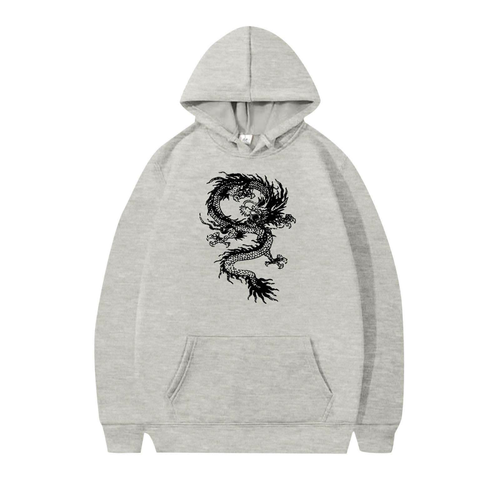 Genérico Sudaderas con Capucha De Manga Larga para Hombre Sudaderas con Capucha para Hombre Jersey Suéter Sudadera Sudadera De Cuello Redondo Polar Peso Medio Talla Normal O Y Larga