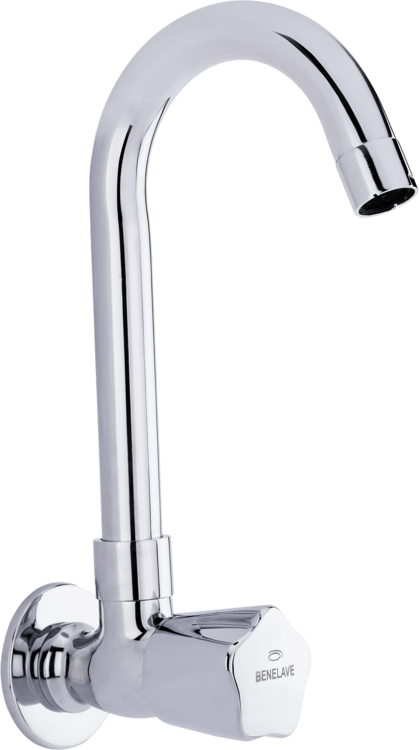 Benelave by Hindware BLQCP47043 Kitchen Sink Tap with Regular Spout, Made of Brass, Wall Mounted (B0BS96KD62) Amazon Price History, Amazon Price Tracker