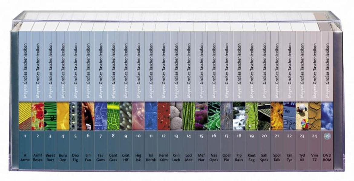 Brockhaus Das Taschenlexikon In 24 Bänden Plus Dvd Rom Amazon.com: Meyers Großes Taschenlexikon in 24 Bänden plus DVD-ROM