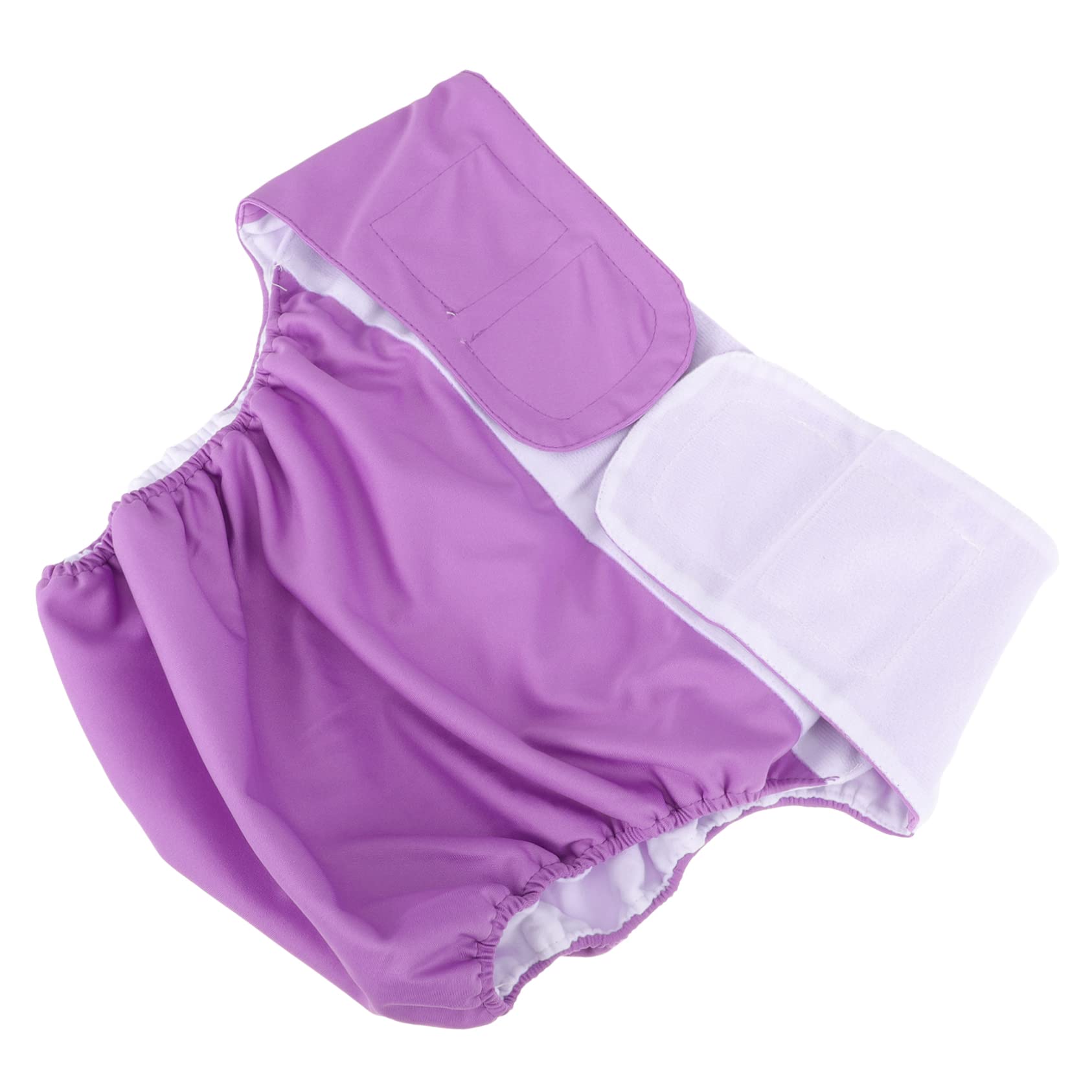 FRCOLOR 2 Pz pannolino anti-perdite pannolino per adulti per incontinenza pannolini lavabili riutilizzabili pannolini anziani per anziani pantalone per orinatoio appiccicoso Pile