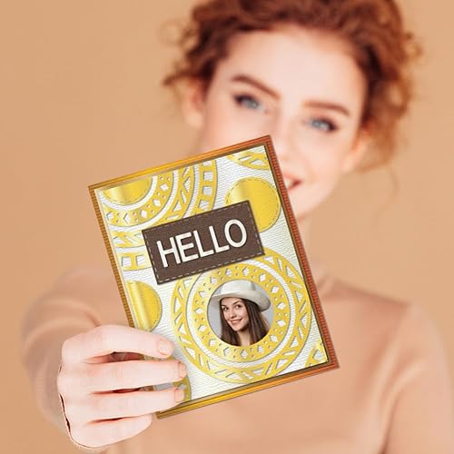 Vista 20 de GLOBLELAND Troqueles de corte de marco de borde Deckle para hacer tarjetas, rectángulo, cuadrado, redondo, troquel, para manualidades, álbumes