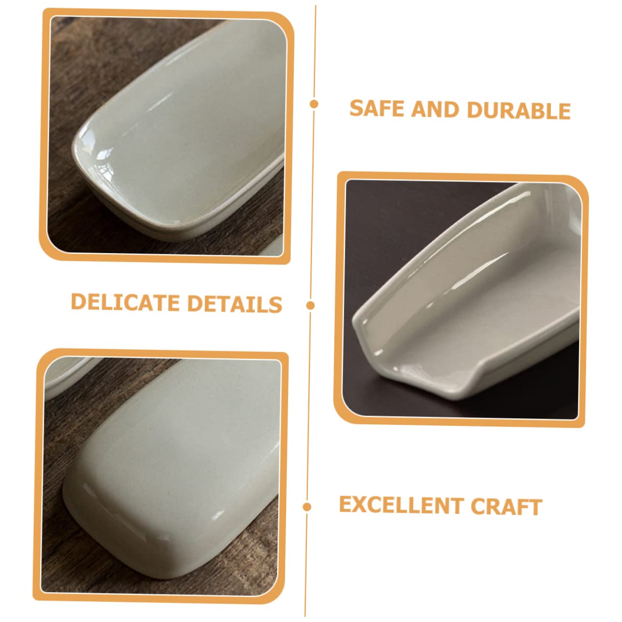 GRIRIW Spoon for Loose Tea Leaves Ceramic Tea Scoop Tea Spoon Decorative Tea Holder Tea Tool