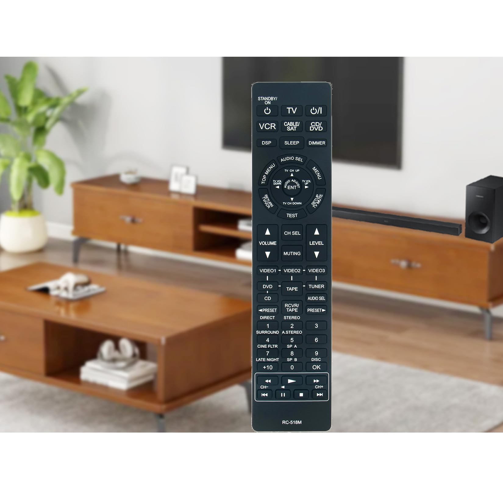 Amazon.com: RC-518M Replacement Remote Control Applicable for