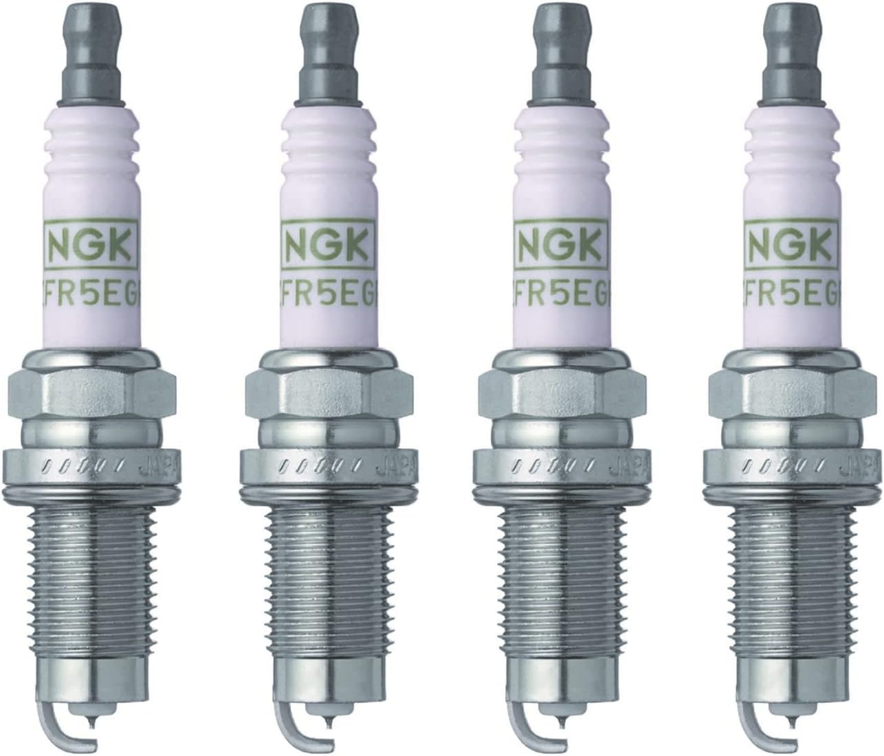 NGK Set of 4 V-Power Spark Plugs 0.044 For Nissan 240SX Axxess D21 Pickup Stanza
