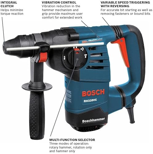 Miniatura 3 de Bosch RH328VC taladro percutor SDS de 1-18 pulgadas