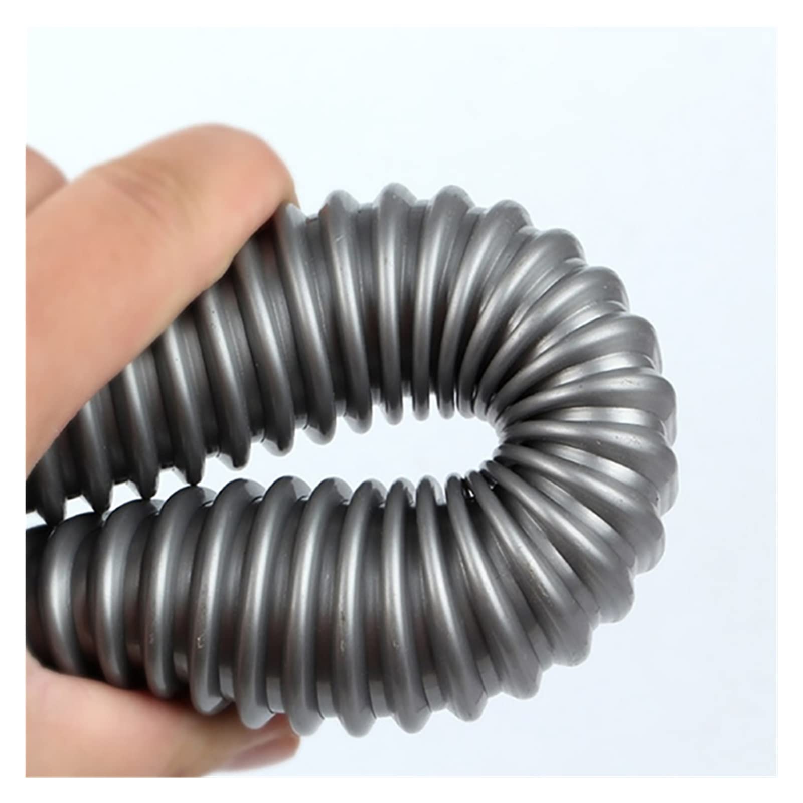Manguera Larga Flexible Manguera de aspiradora de 32 mm de diámetro, con Fuelle de fábrica, Tubo de aspiradora, Tubo Blando(Black,6 M)