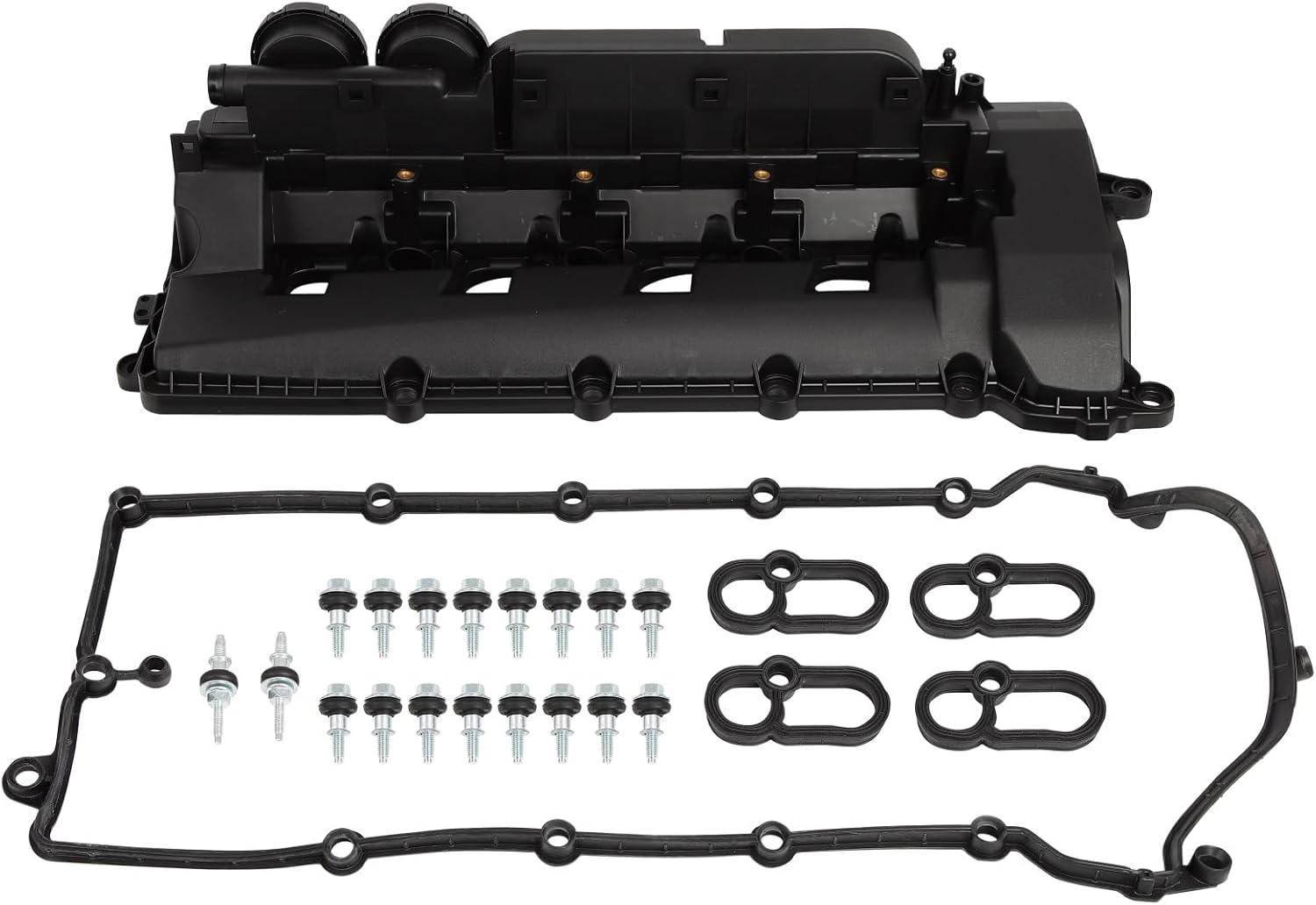 SCITOO Engine Valve Cover with Gasket,Bolts Fit For Land Rover For LR4 2010-2013,For Land Rover For Range Rover 2010-2019 Replace # LR113201 LR041443 LR010780 LR032082 LR038166