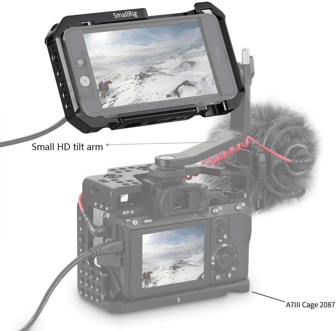 Amazon | SMALLRIG モニターケージ SmallHD 501/502 モニター用 2177