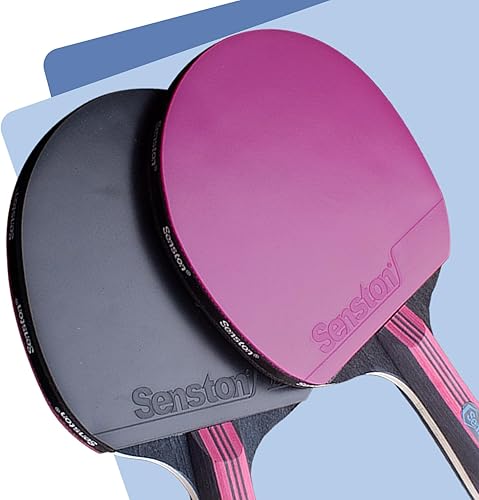 Miniatura 6 de Senston Paletas de ping pong para entretenimiento o competición - Juego de paletas de ping pong con velocidad avanzada, control