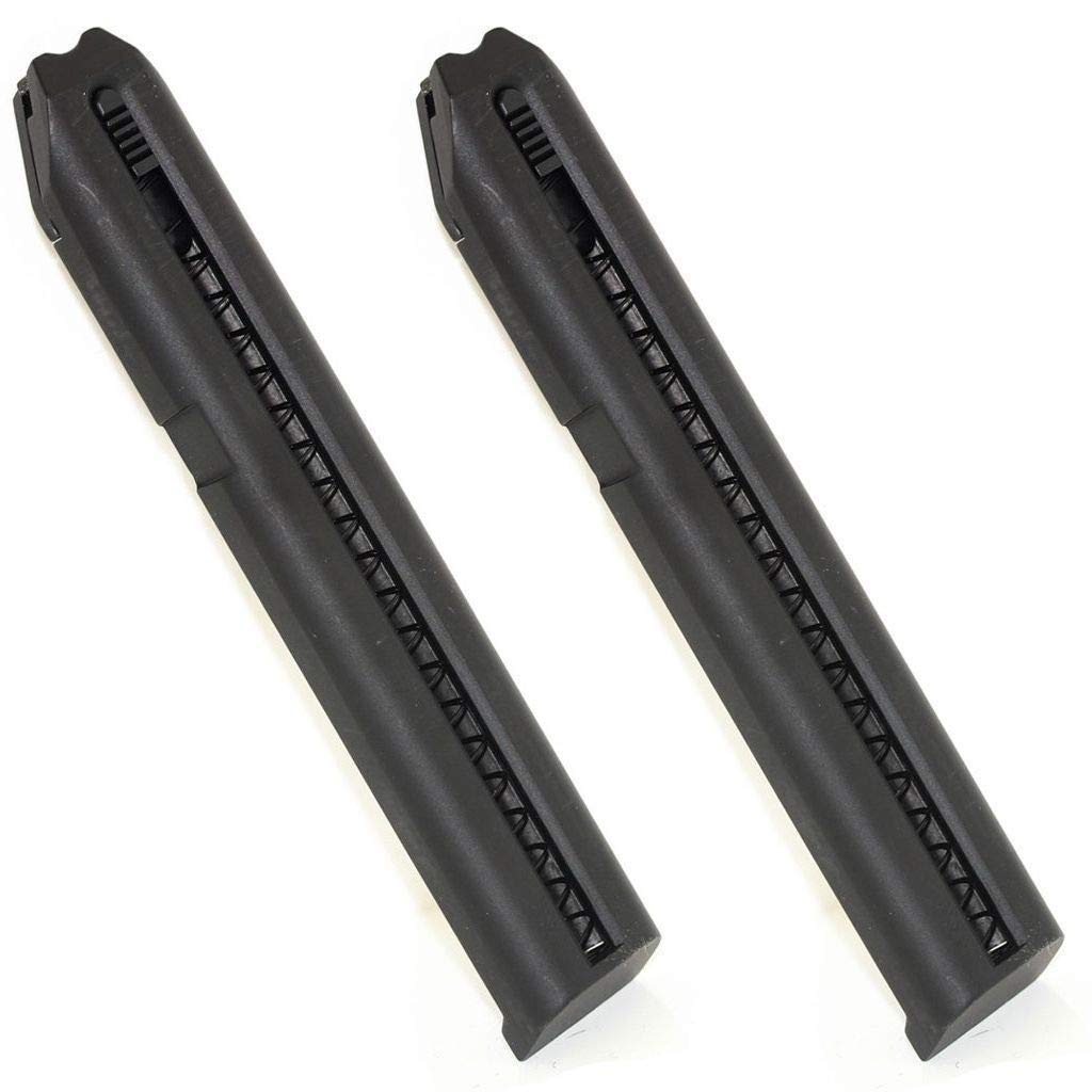 Airsoft Parts CYMA 2pcs 27rd Métal Mag Magazine pour CM030 CM123 / Marui 18C AEP AEG Noir
