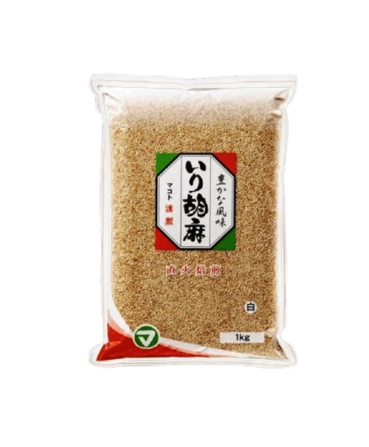 Sésame Blanc Grillé MAKOTO Japon 1kg/Sachet - Livraison Gratuite France (1 sachet)