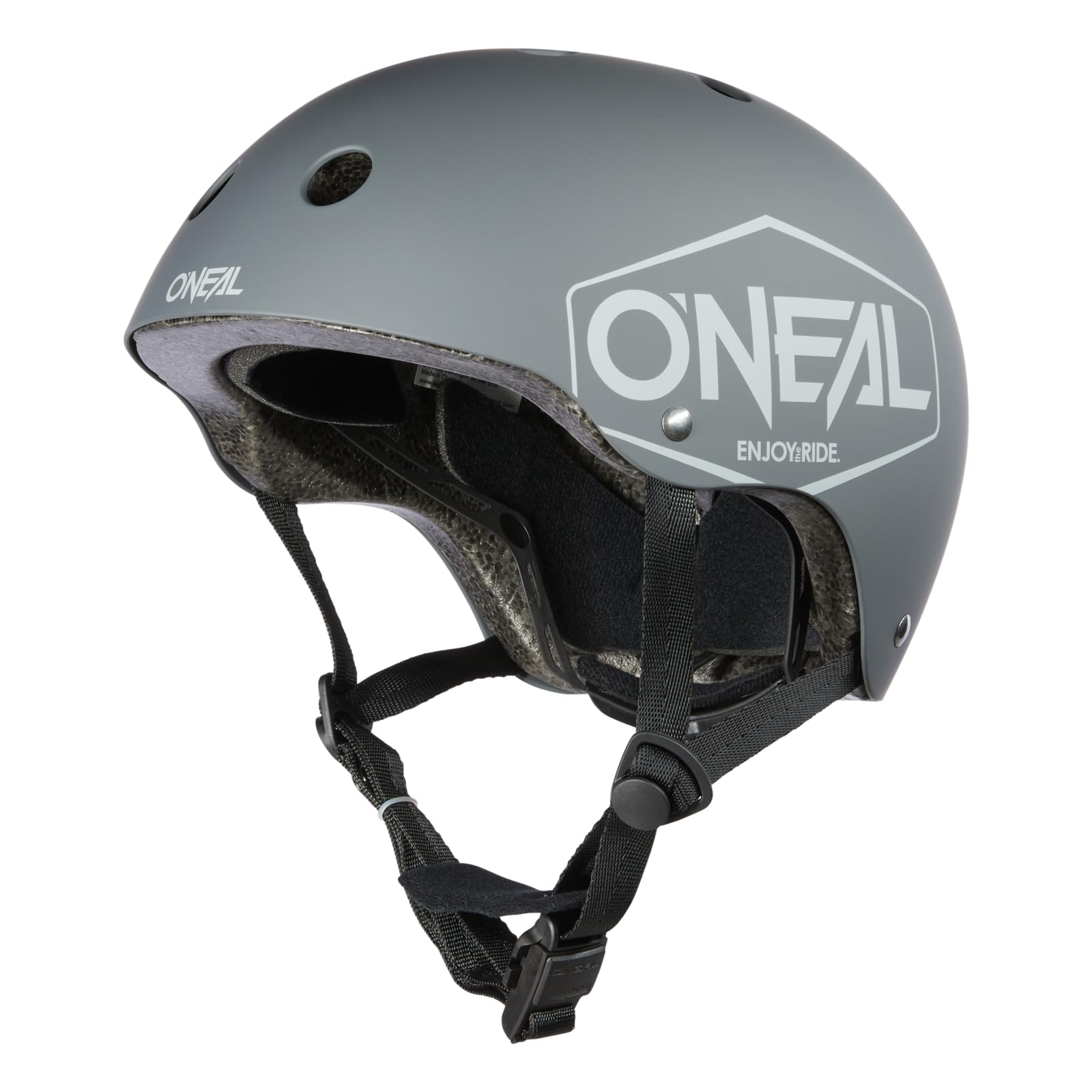O'NEAL | Mountainbike-Helm | Fahrradhelm MTB | Lüftungsöffnungen zur Belüftung & Kühlung, Größenverstellsystem, Zone Flex-Technologie | Dirt LID Helmet Crackle V.24 | Erwachsene | Gray