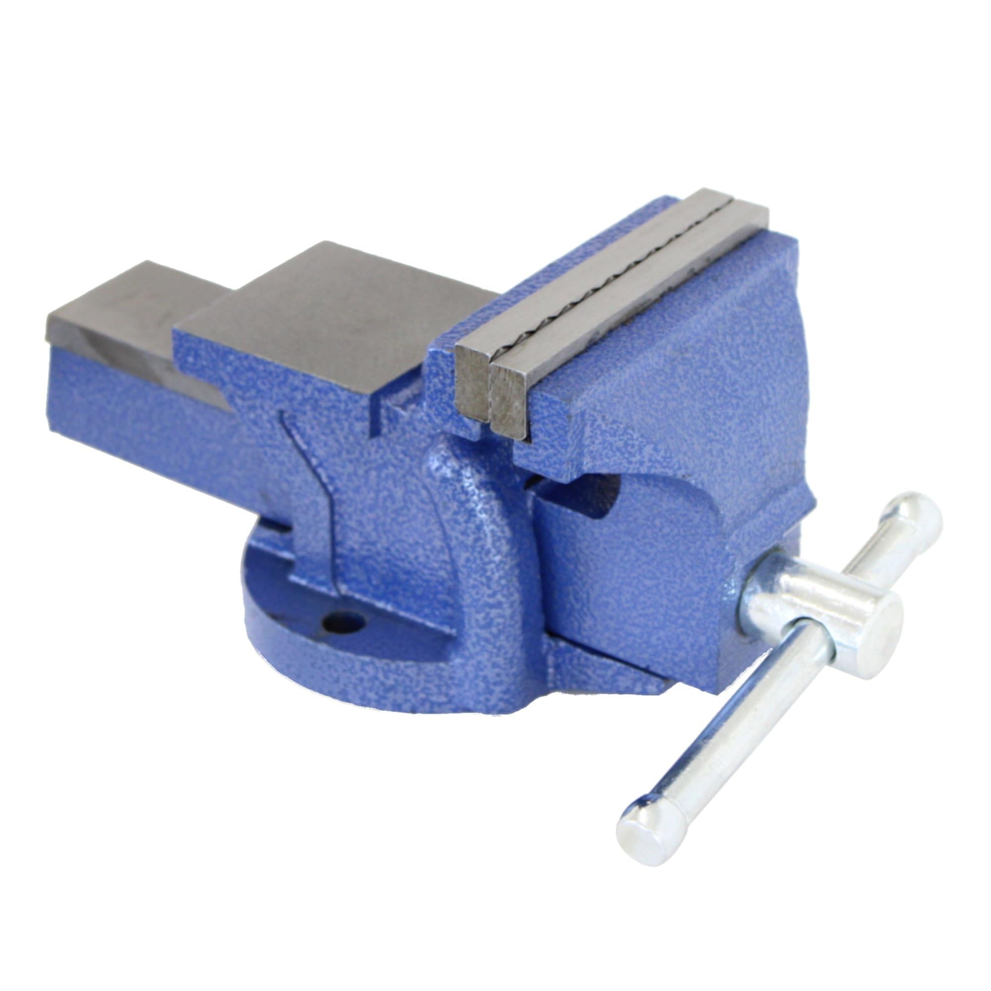 Oypla Multi-Colour 4" 100Mm Jaw Bench Vice Workshop Clamp Work Bench Table Engineer