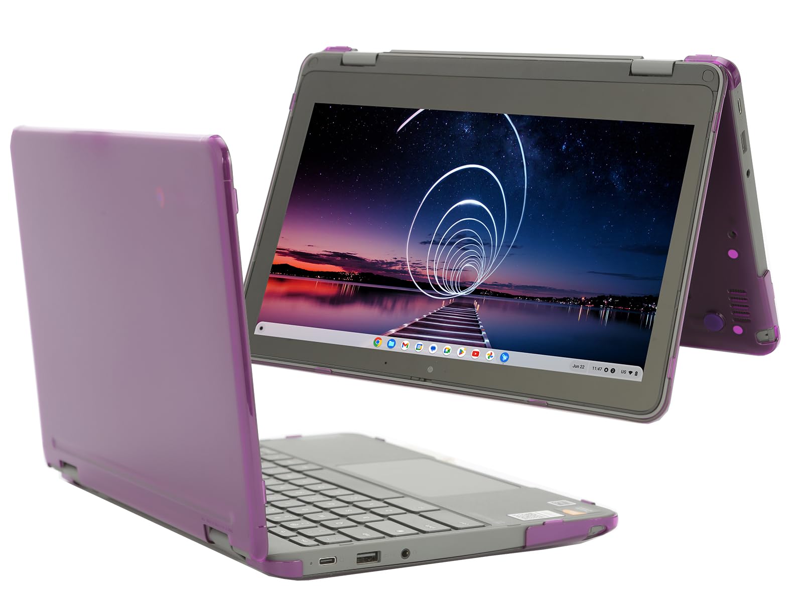 mCover Hard Shell Case ONLY Compatible for 2023~2024 11.6" Lenovo Chromebook 300E Yoga Gen4 / 100E Gen 4 Laptop (NOT Fitting Any Other Lenovo Models)