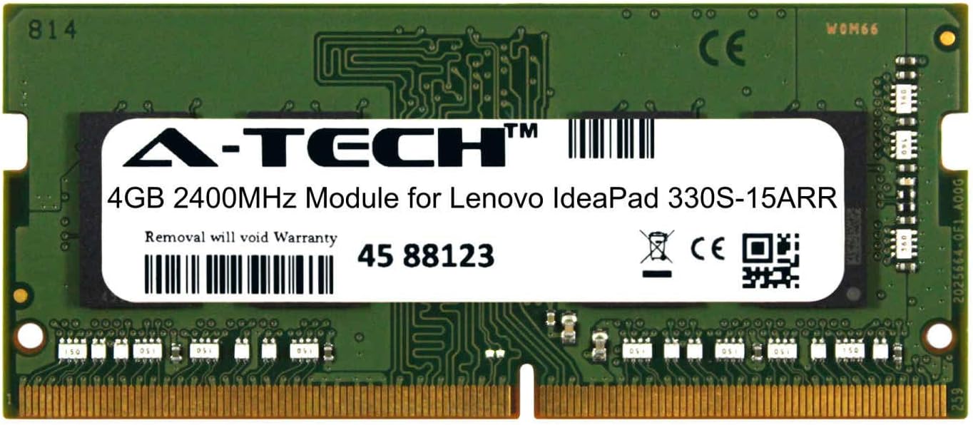 A-Tech 4GB Module for Lenovo IdeaPad 330S-15ARR Laptop & Notebook Compatible DDR4 2400Mhz Memory Ram (ATMS277097A25824X1)
