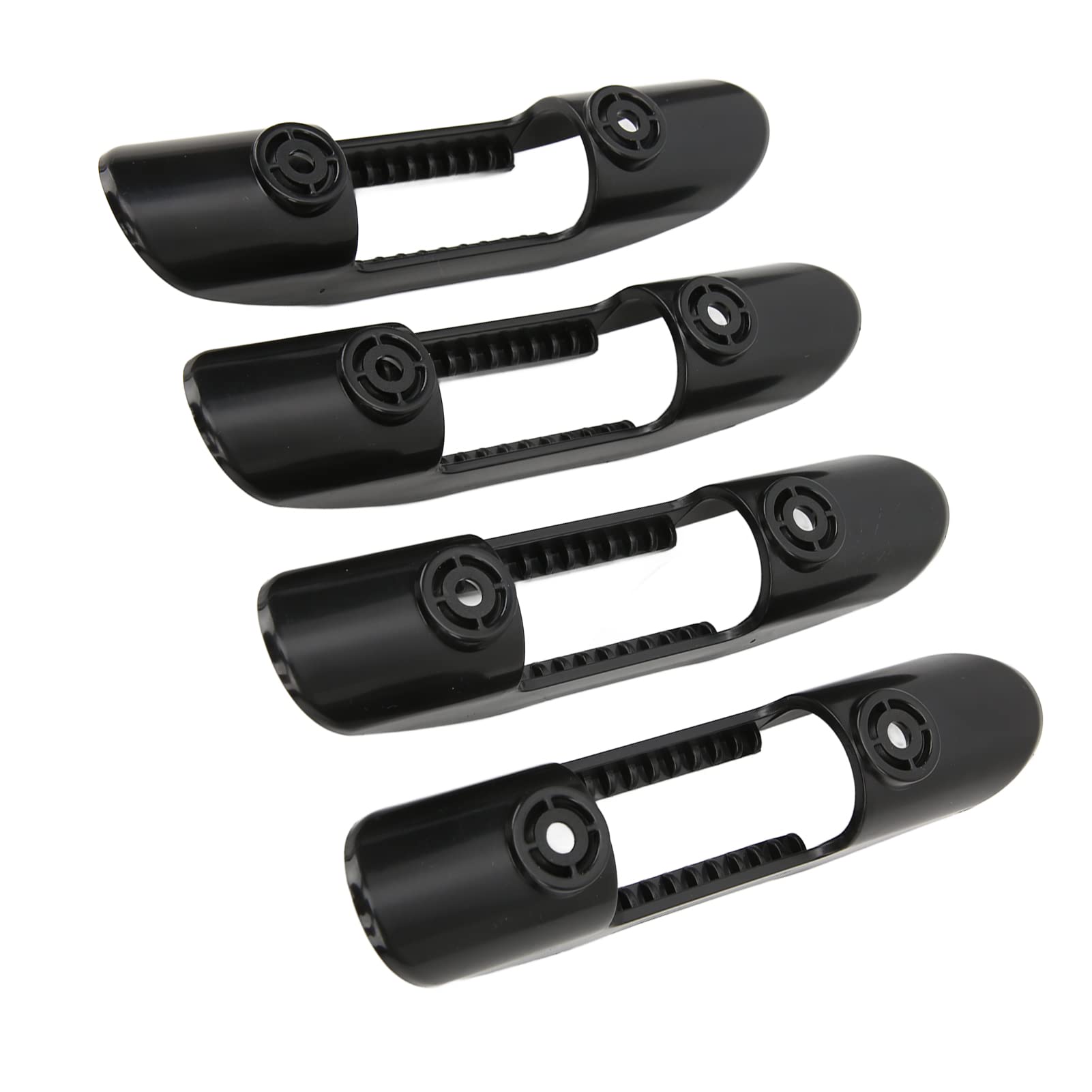 Clip universale in plastica ABS per pagaia da kayak, supporto per pagaie per barche e navi, morsetto per pagaia nero resistente con viti, accessorio sicuro per l’attrezzatura da