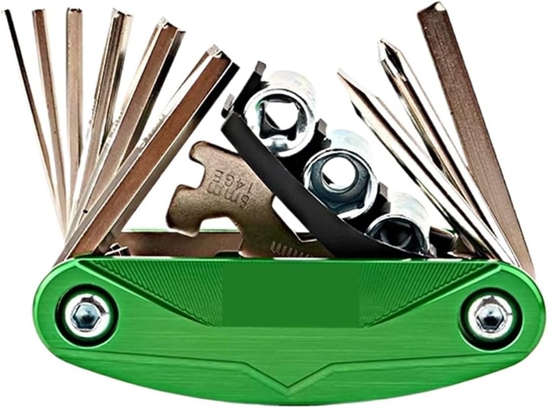 Z900 Z650 Z500 Z750 Z800 Z400 650 400 500 300 Zx6r Zx10r Zx4r Motorcycle Multi Tool Repair Screw Driver Set(Green-Z)