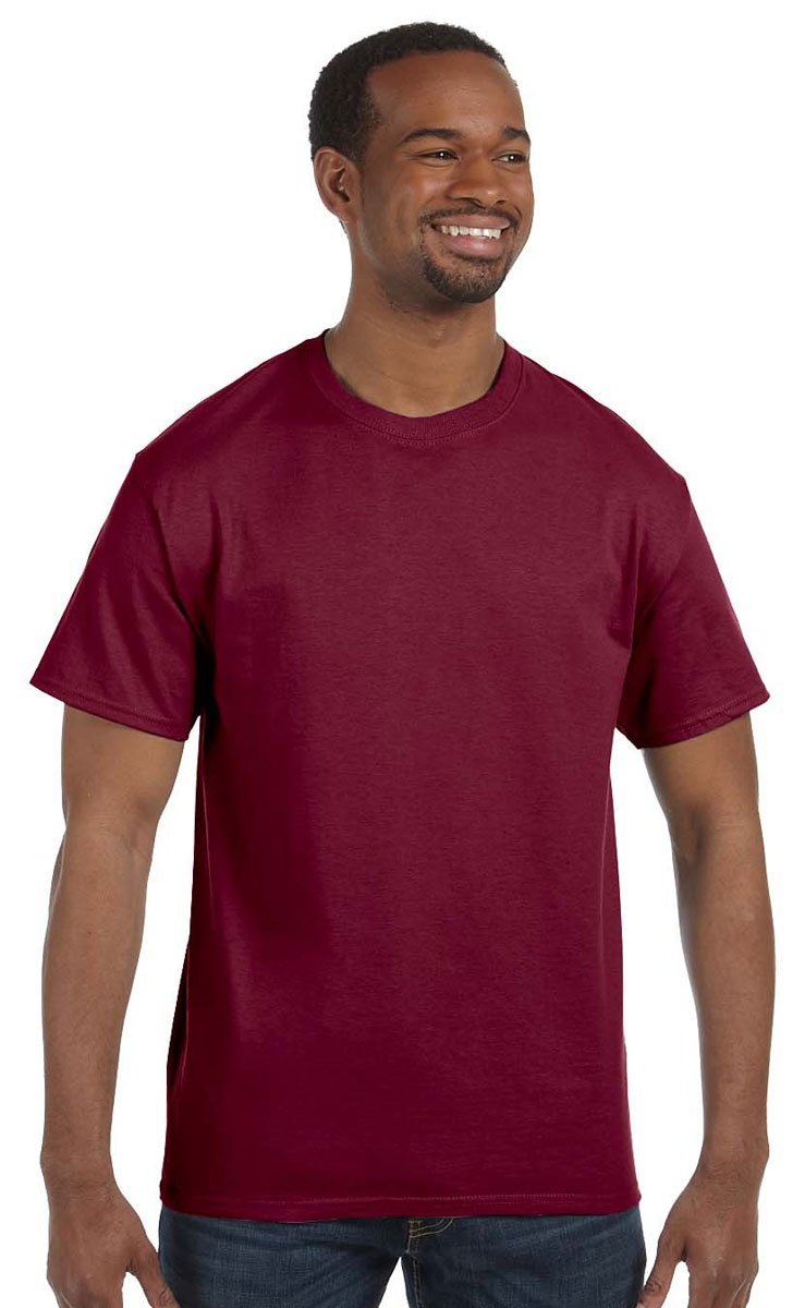 Gildan Mens Heavy Cotton Short Sleeve T-Shirt (2XL) (Cardinal)