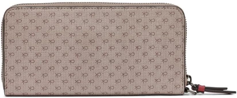 Calvin Klein womens Key Item Saffiano Continental Zip Around Wallet With Wristlet Strap - Image 2