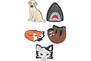 Crocs Jibbitz Shoe Charms - Wild Animal Multi Pack for Kids