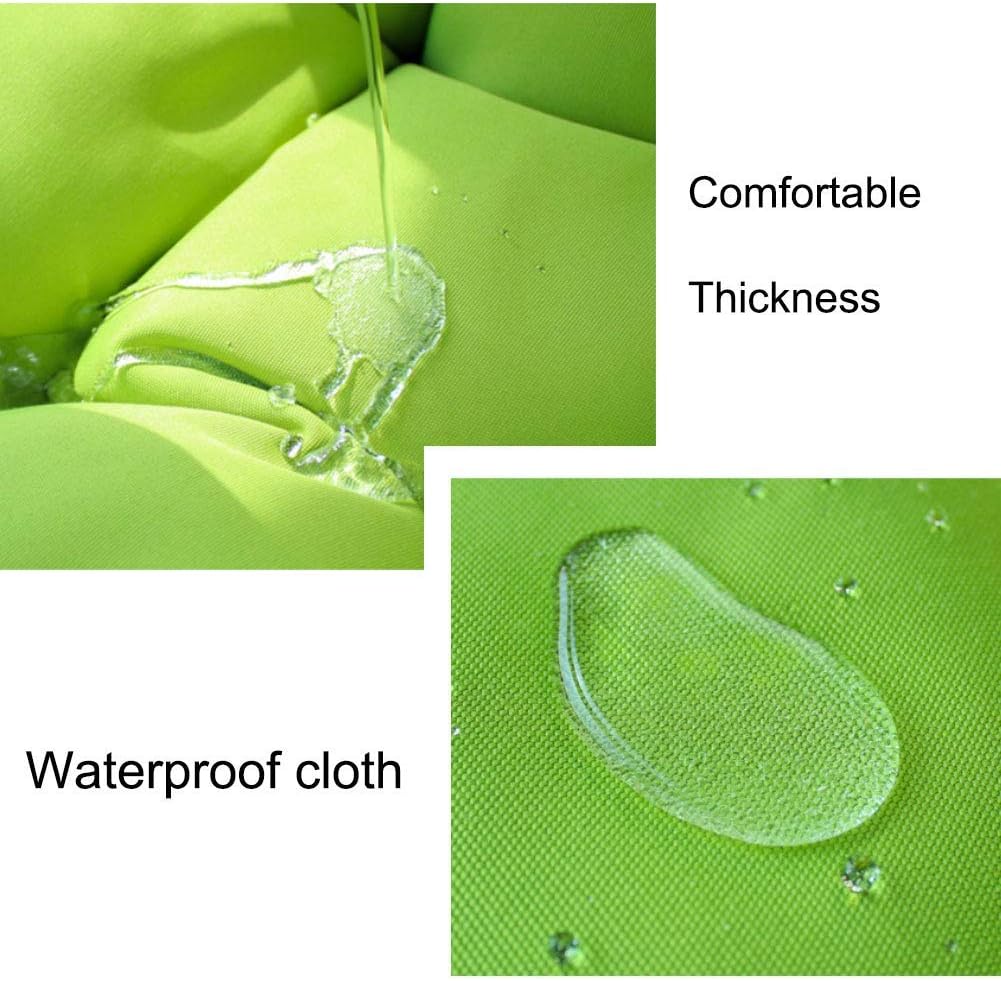 Hanging Egg Hammock, Without Stand Multi Color Removable Washable Swing Chair Pad Indoor hite 120x85x15cm(47x33x6inch)