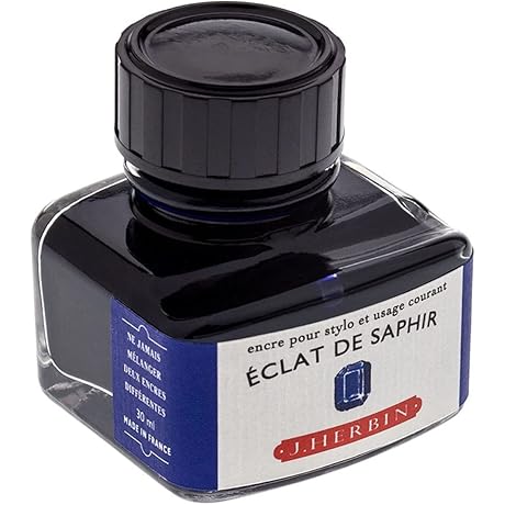 J. Herbin Eclat de Saphir Fountain Pen Ink 30ml