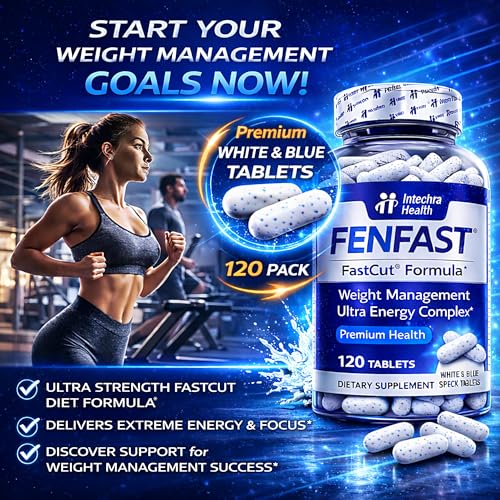 Diet Pills that Work for Weight Management Best Diet Pills + Powerful Energy Boost 120 White Blue Tablets - Image 3