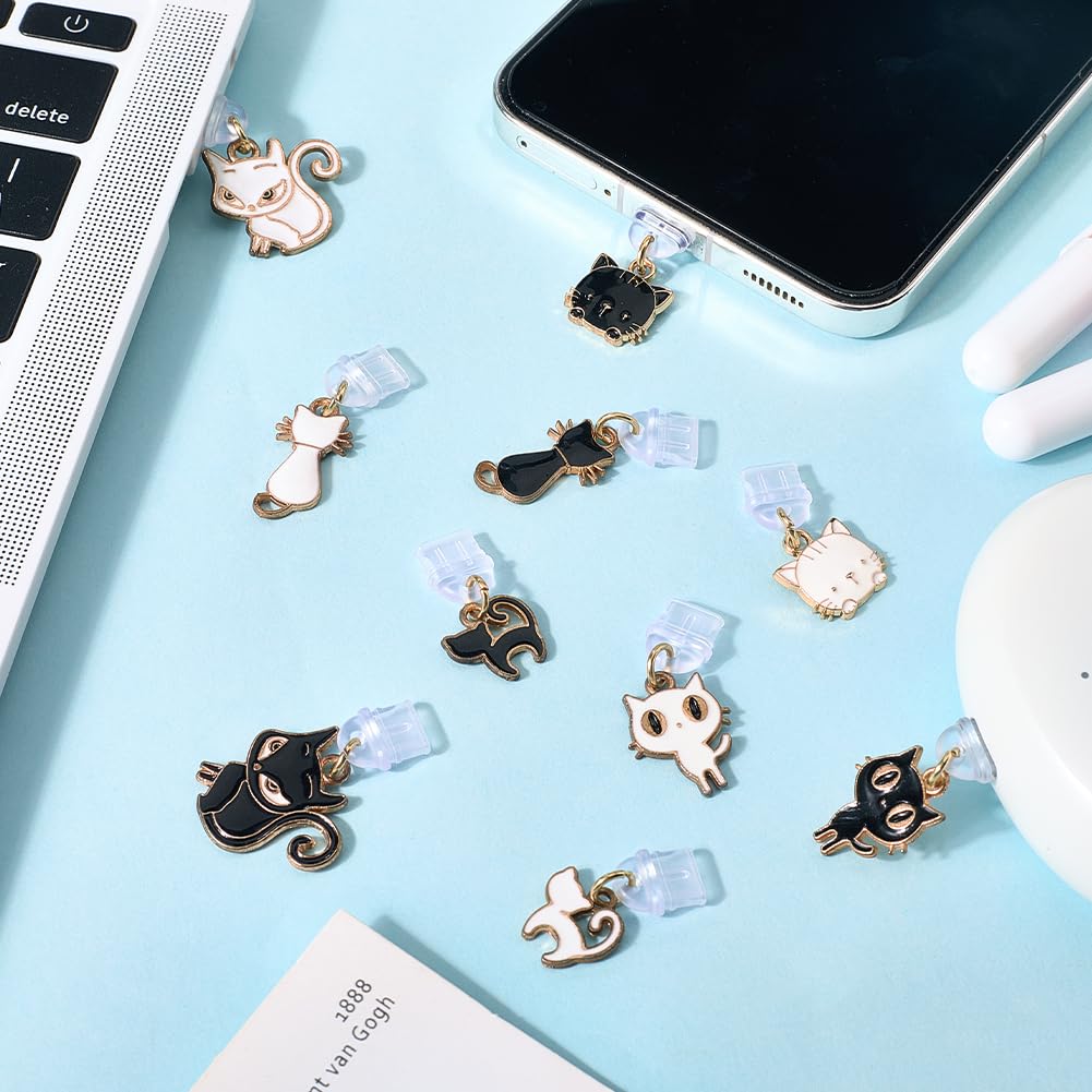 SUNNYCLUE Set Di 6 Tappi Antipolvere Per Cellulare A Forma Di Ape Con Catena – Porta USB Tipo C – Accessori Fai Da Te Per Gioielli Da Telefono