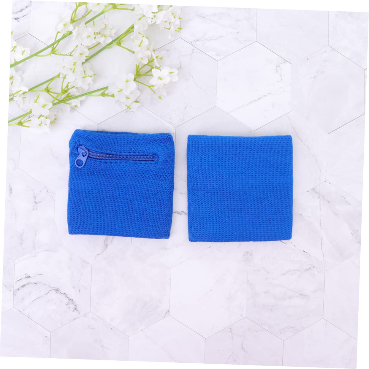 Happyyami 16piezas Muñequera Deportiva Bolsillo Zipper para Almacenamiento De Monedas y Llaves para Correr Ciclismo y Actividades Al Aire
