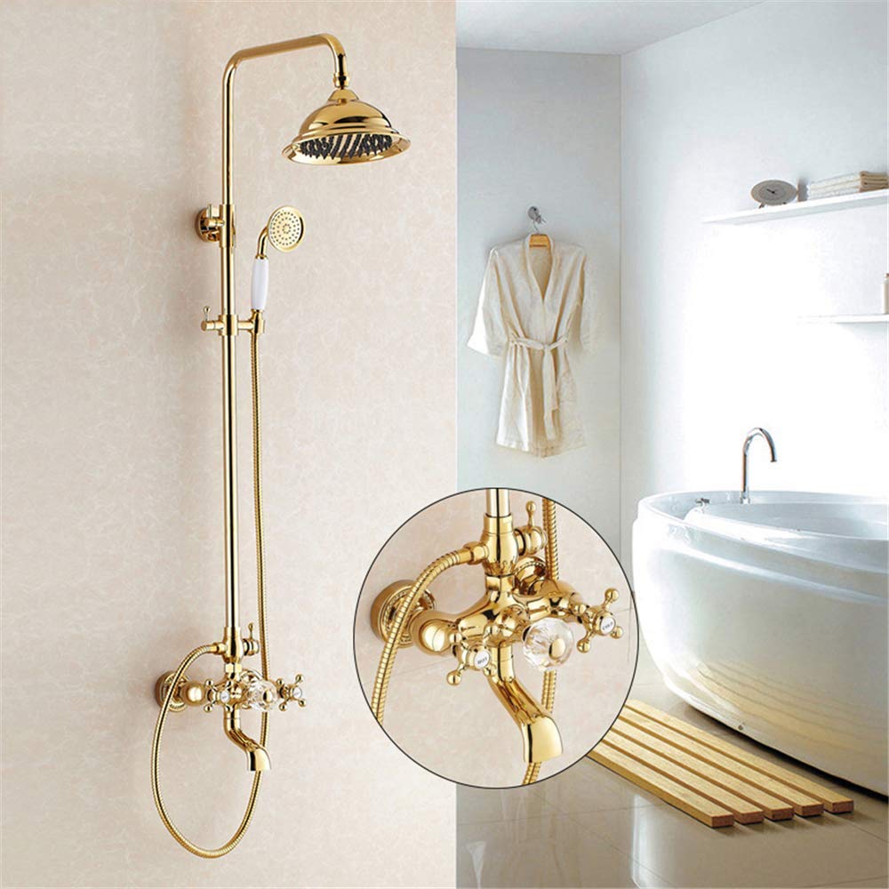 Mitigeur de douche avec pulvérisateur CHEWYNP en finition durable pour pose murale