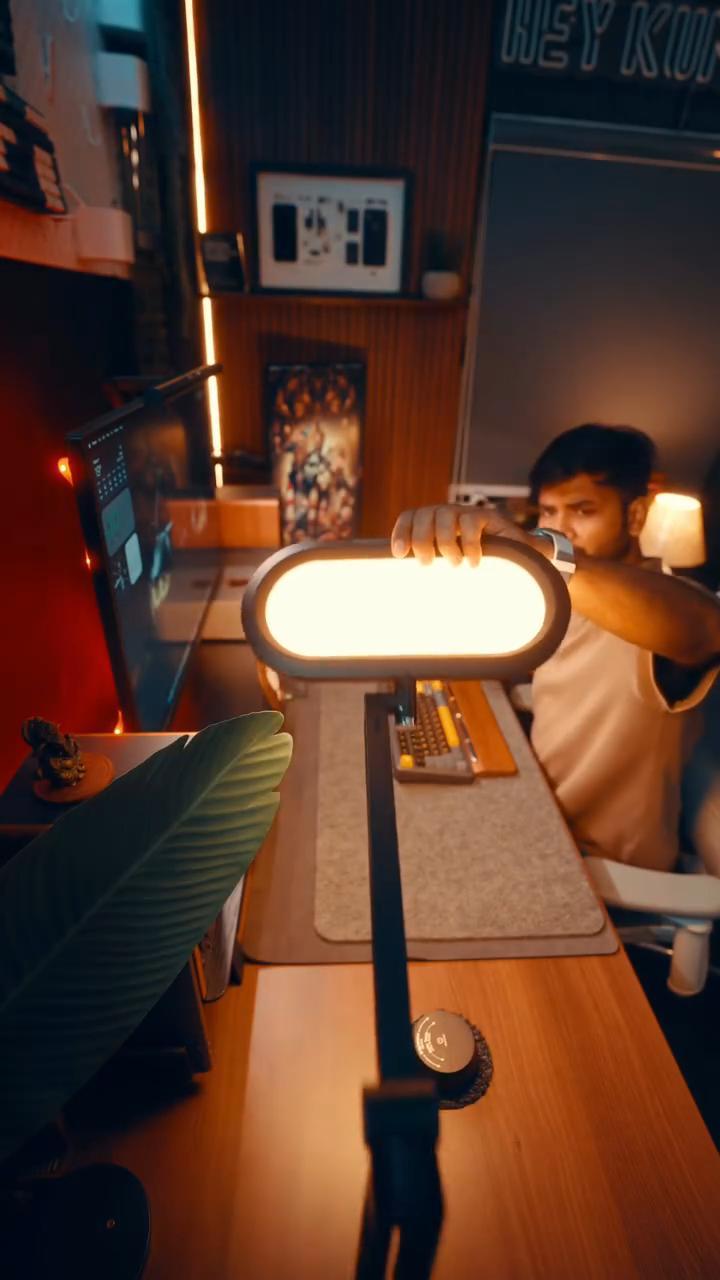 Image of LitONES Dual-Side LED Desk Lamp with Clamp, Soft Light with Stepless Remote